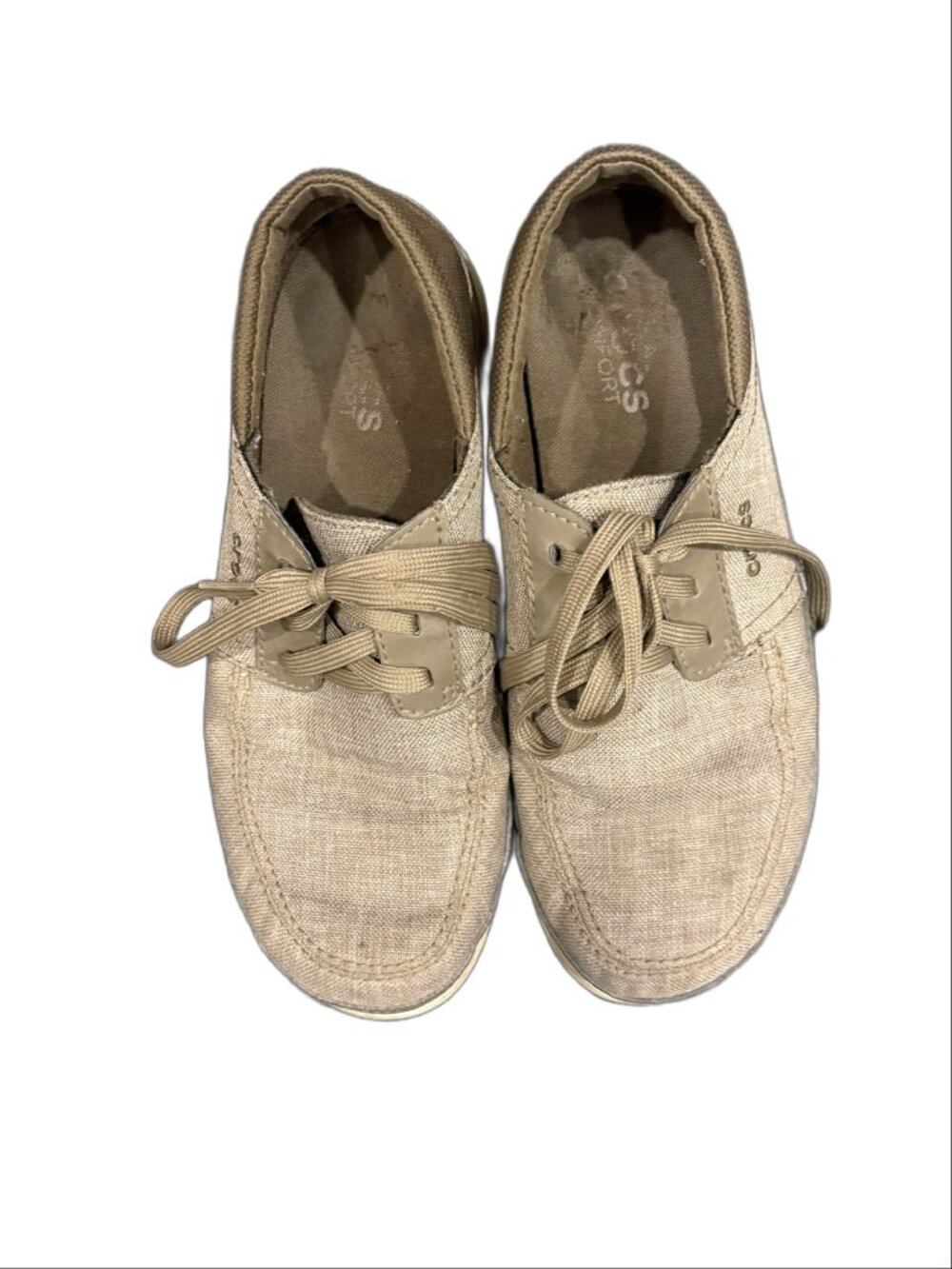 Crocs Men’s Santa Cruz Canvas Slip-On Loafers (Size M9)